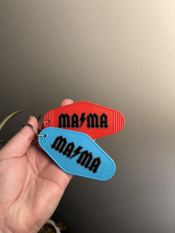 Mama Rock Keychain