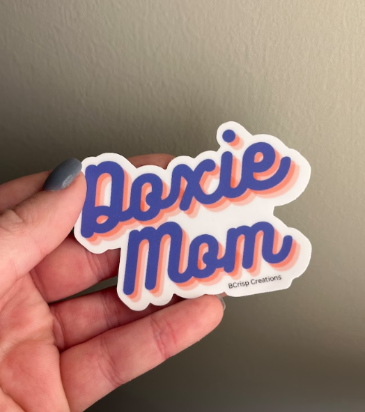 Doxie Mom Sticker