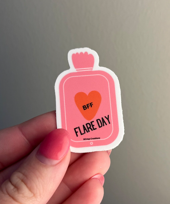 Flare Day BFF Sticker