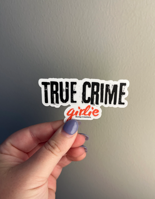 True Crime Girlie Sticker