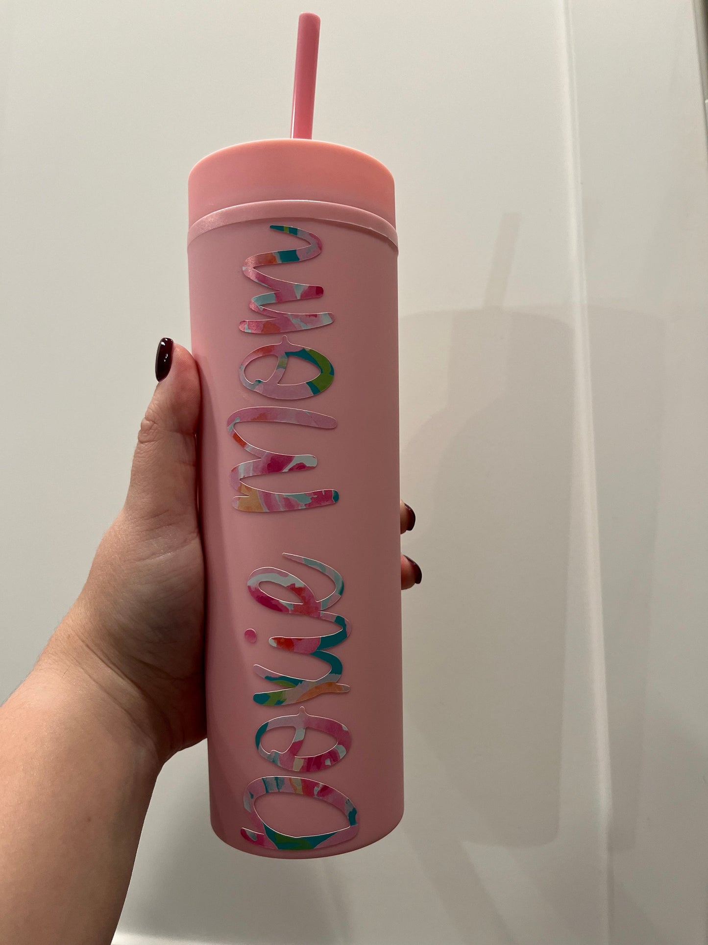 Dachshund Mom Skinny 16oz Tumbler