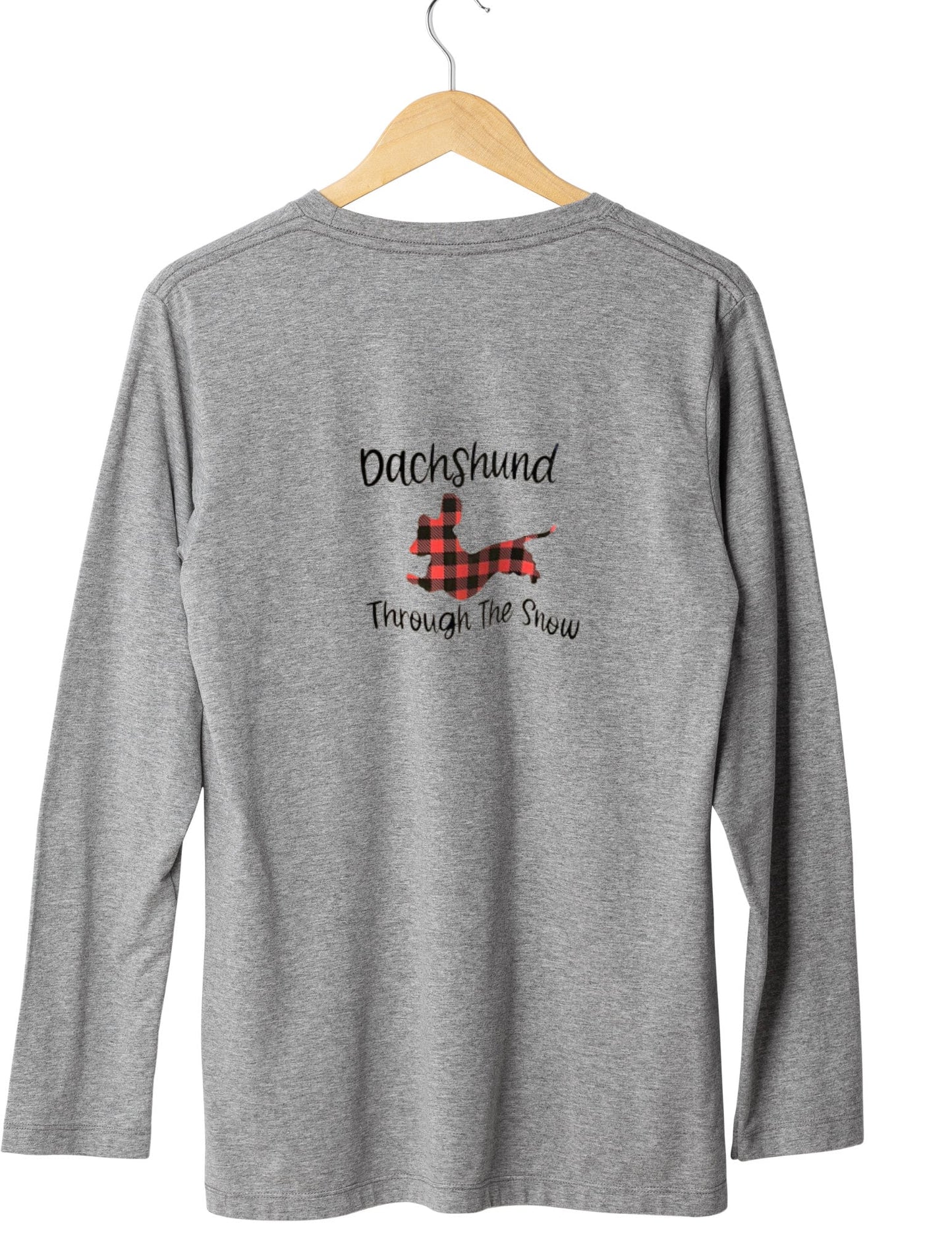 Dachshund Through The Snow Holiday Long Sleeve Shirt