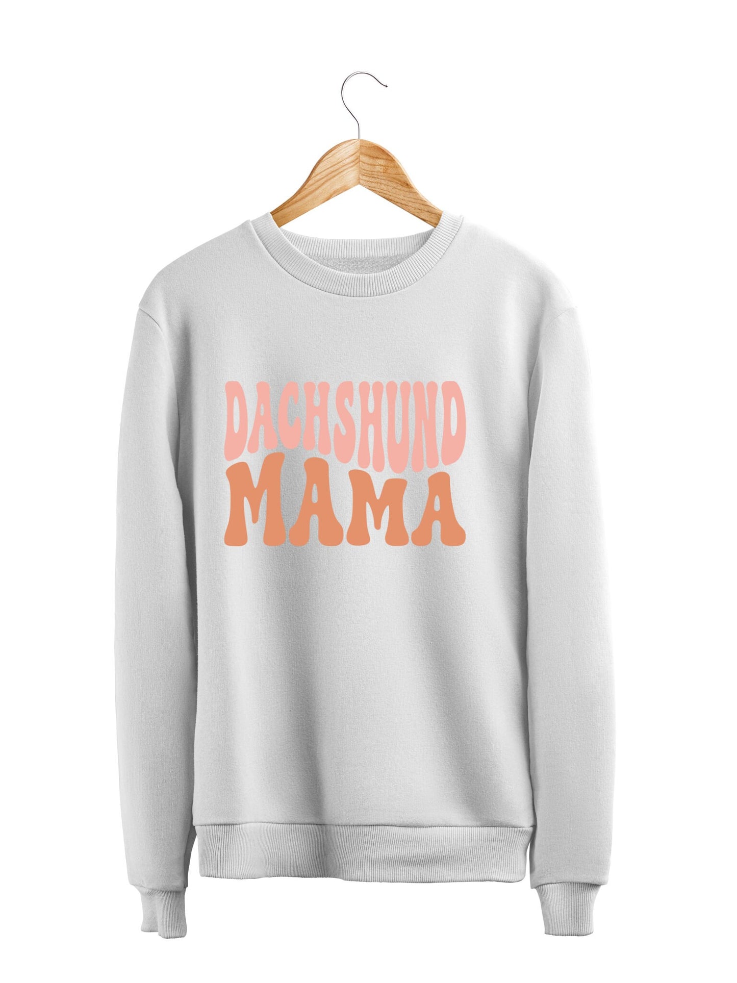 Dachshund Mama Crewneck Sweatshirt Ash Grey