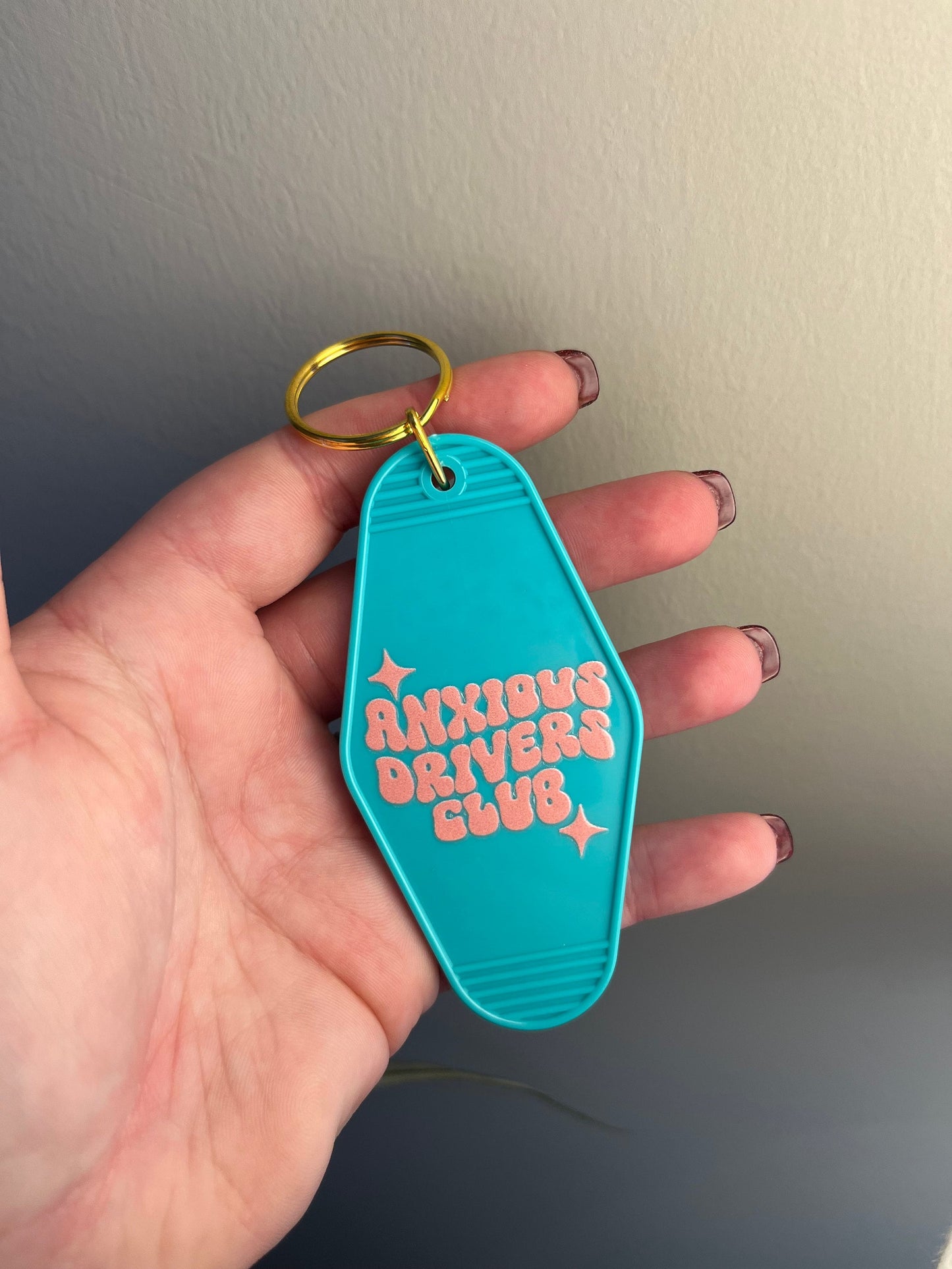 Anxious Drivers Club Keychain