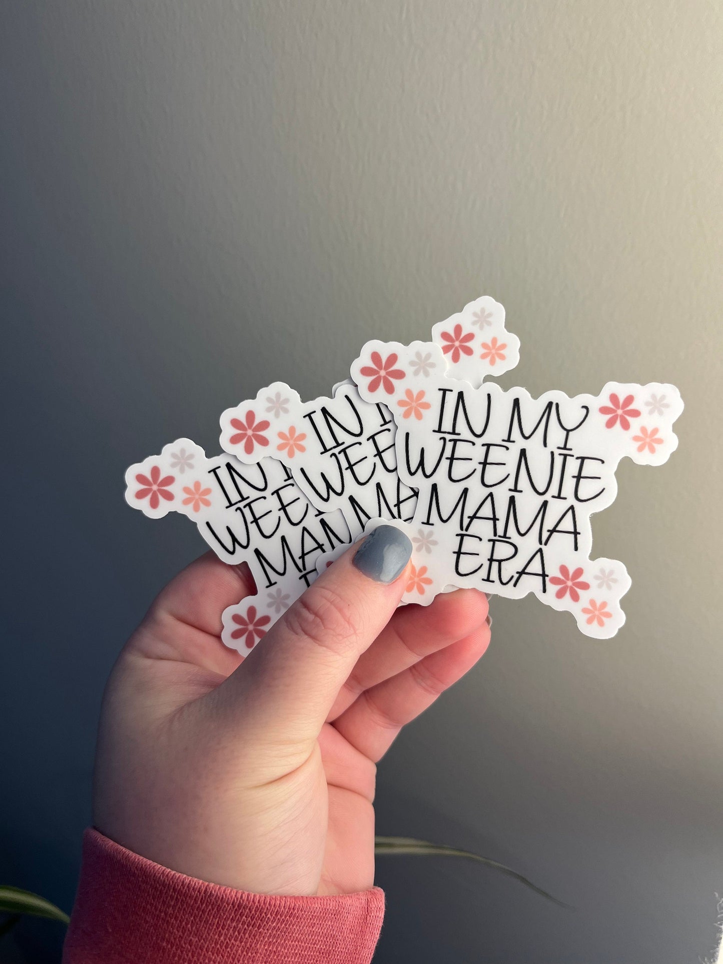 In My Weenie Mama Era Vinyl Sticker